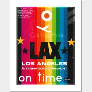 LAX Los Angeles airport code Posters and Art